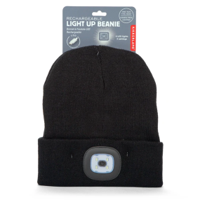 Bonnet lumineux LED rechargeable - Kikkerland