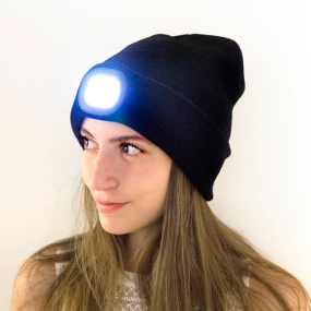 Bonnet lumineux LED rechargeable - Kikkerland 2
