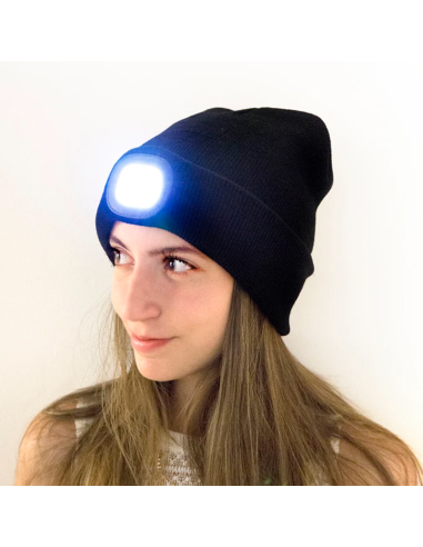 Bonnet lumineux LED rechargeable - Kikkerland