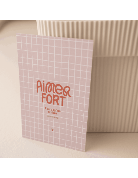 Carte Aimer fort - Zakuw