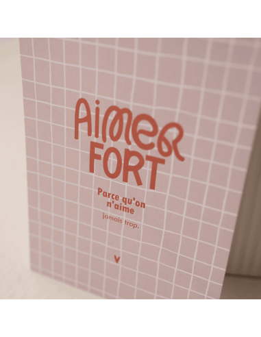 Carte Aimer fort - Zakuw