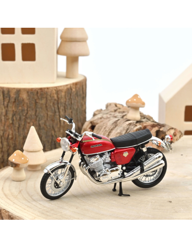 Moto Honda CB750 1969 Rouge métallisé 1/18 - Norev