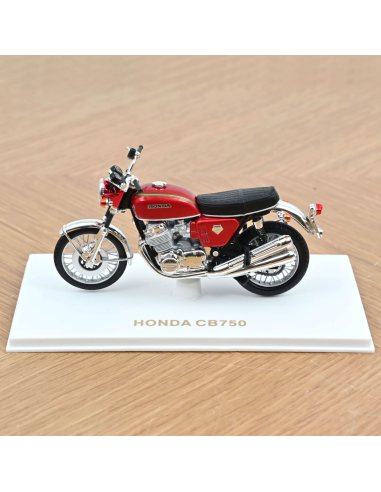 Moto Honda CB750 1969 Rouge métallisé 1/18 - Norev