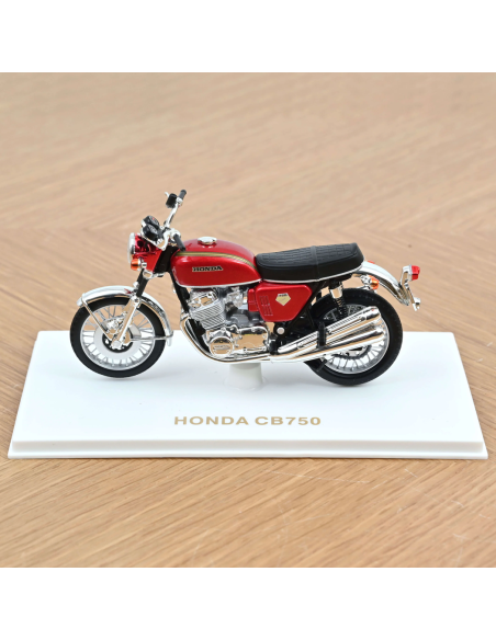 Moto Honda CB750 1969 Rouge métallisé 1/18 - Norev