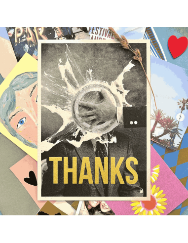 Carte vintage "Thanks" - Atelier Kencre