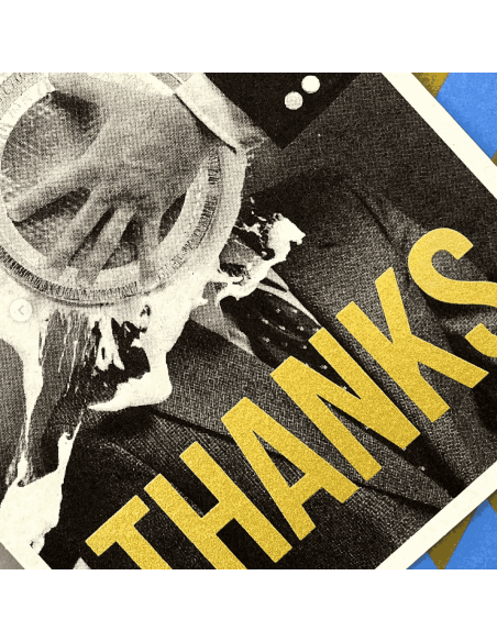 Carte vintage "Thanks" - Atelier Kencre