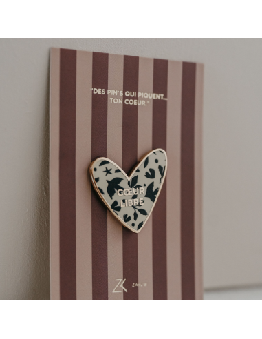 Pin's Coeur Libre - Zakuw
