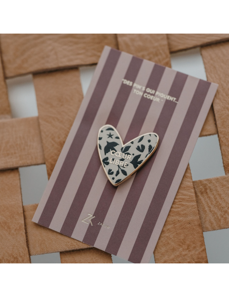 Pin's Coeur Libre - Zakuw