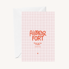 Carte Aimer Fort - Zakuw