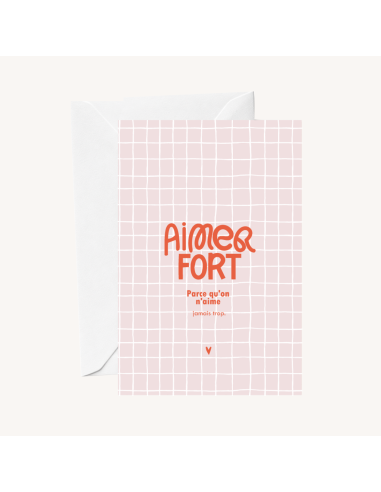 Carte Aimer Fort - Zakuw
