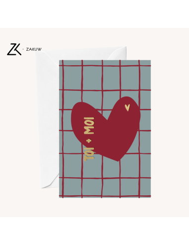 Carte Toi + Moi - Zakuw
