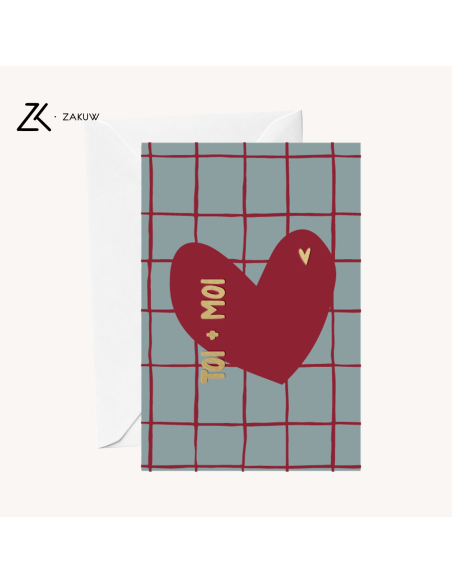 Carte Toi + Moi - Zakuw