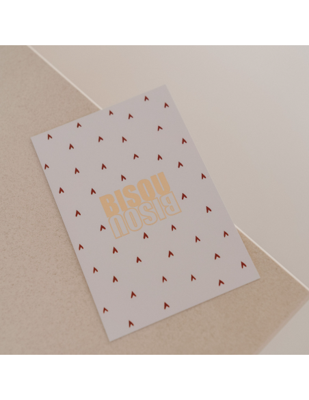 Carte Bisou Bisou - Zakuw