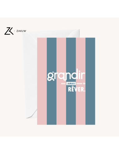 Carte Grandir - Zakuw