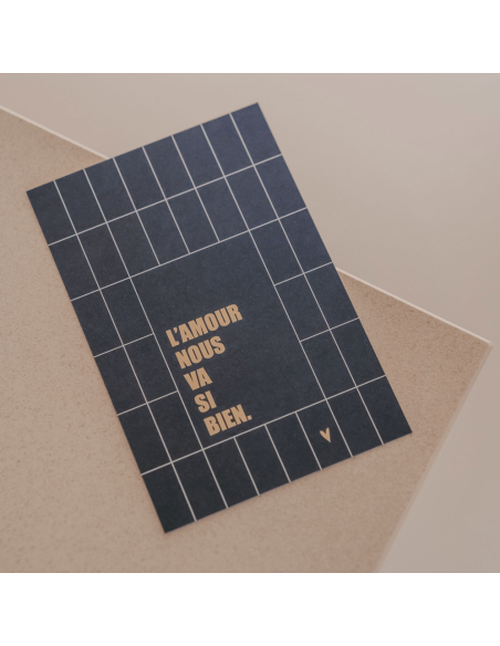 Carte L'amour nous va si bien - Zakuw