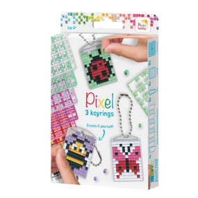Set de 3 Porte-clés Insectes - Pixelhobby
