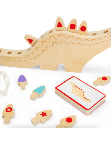 Jeu de séquençage en bois Dinosaure - Bigjigs