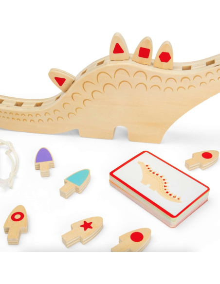 Jeu de séquençage en bois Dinosaure - Bigjigs