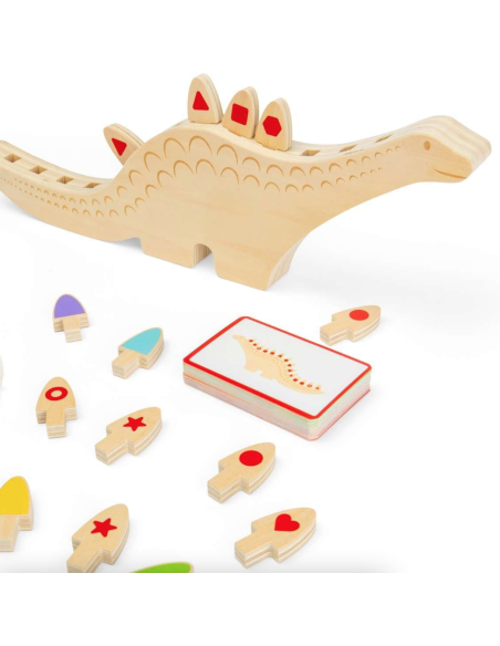 Jeu de séquençage en bois Dinosaure - Bigjigs