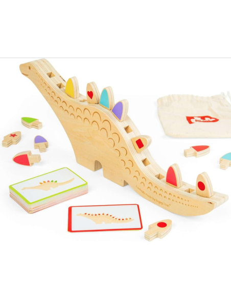 Jeu de séquençage en bois Dinosaure - Bigjigs