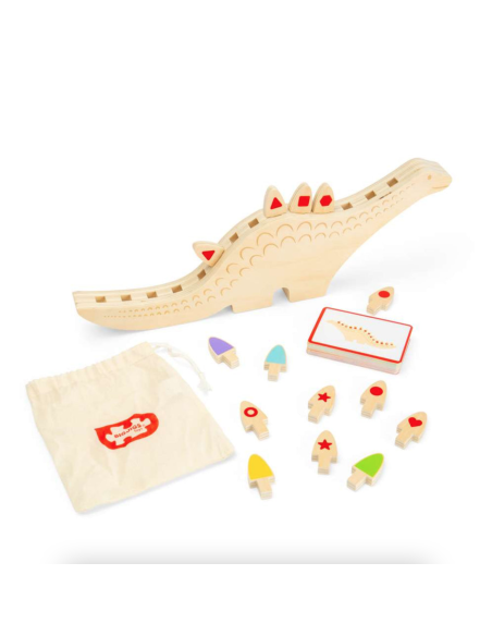 Jeu de séquençage en bois Dinosaure - Bigjigs