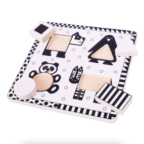 Puzzle encastrement N&B - Bigjigs