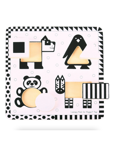 Puzzle encastrement N&B - Bigjigs