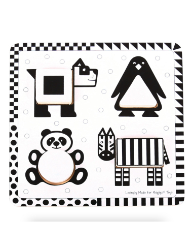 Puzzle encastrement N&B - Bigjigs