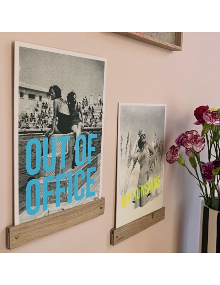 Carte vintage "Out of office" - Atelier Kencre