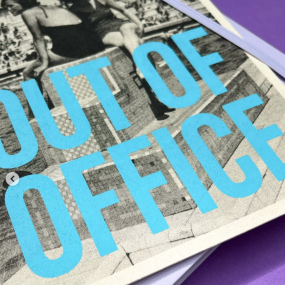 Carte vintage "Out of office" - Atelier Kencre 2