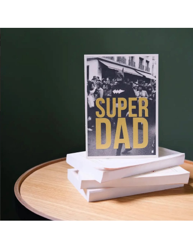 Carte vintage "Superdad" - Atelier Kencre