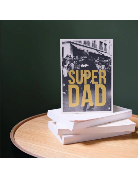 Carte vintage "Superdad" - Atelier Kencre