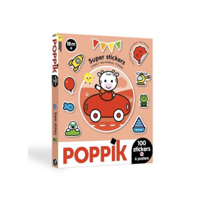 Boite de 100 stickers Couleurs et posters - Poppik