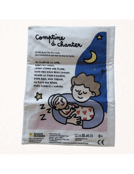 Livre d'éveil à froisser "Mamie pour la vie" - Gazette des bébés