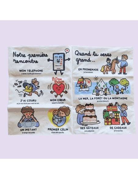 Livre d'éveil à froisser "Mamie pour la vie" - Gazette des bébés
