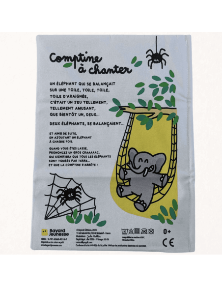 Livre d'éveil à froisser "Sacrés animaux" - Gazette des bébés