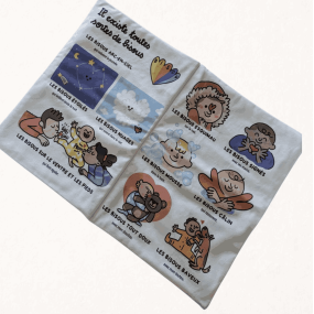 Livre d'éveil à froisser "Les bisous" - Gazette des bébés 2