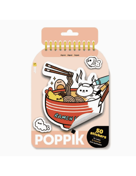 Stickers à colorier Kawai Japan - Poppik