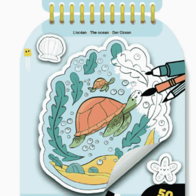 Stickers à colorier Cosy worlds - Poppik