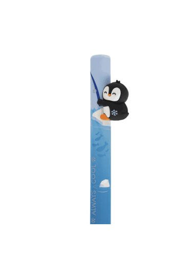 Stylo à bille retractable Free hugs Pingouin - Legami