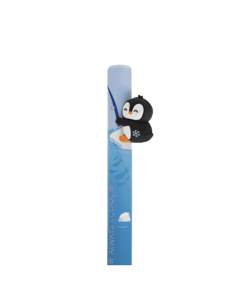 Stylo à bille retractable Free hugs Pingouin - Legami