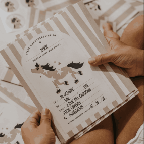 Set de 10 invitations Poney Billy - Zakuw 2