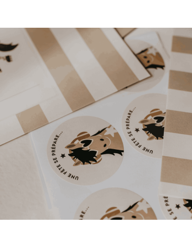 Set de 10 invitations Poney Billy - Zakuw