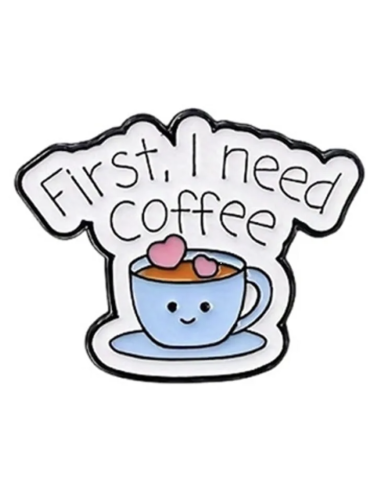 Charm'Z autocollant First I need a coffee - Zoo Studio