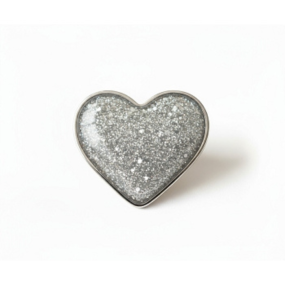Charm'Z autocollant Coeur glitter- Zoo Studio
