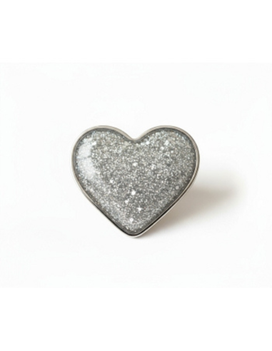 Charm'Z autocollant Coeur glitter- Zoo Studio