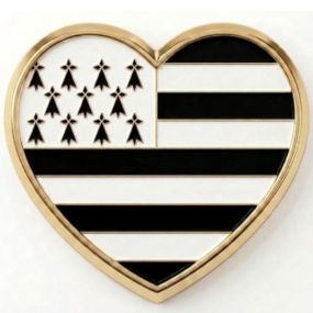 Charm'Z autocollant I love Bretagne - Zoo Studio