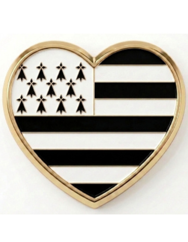 Charm'Z autocollant I love Bretagne - Zoo Studio