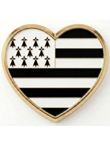 Charm'Z autocollant I love Bretagne - Zoo Studio