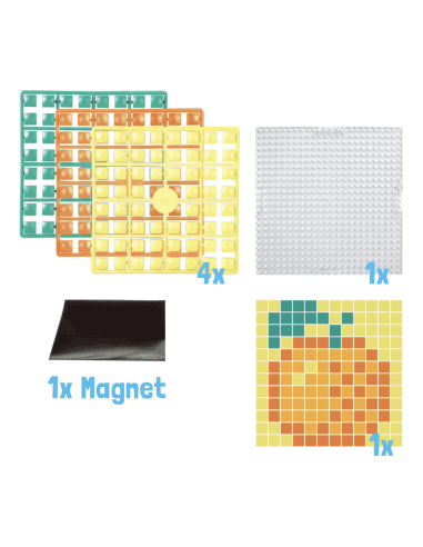 Magnet Orange pixel XL - Pixelhobby